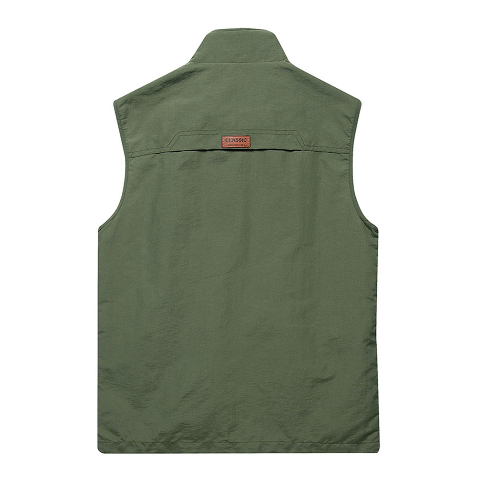 Dovford Men's Lightweight Softshell Vest Outerwear Windproof Sleeveless Jacket for Golf Running Hiking