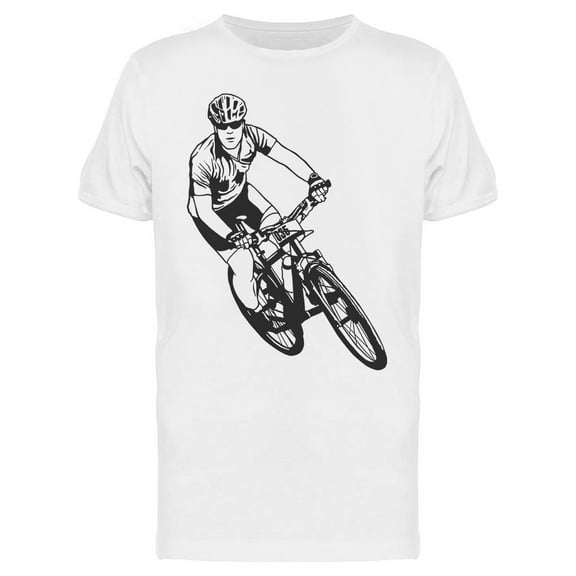 Cycling Pose T-Shirt Men -Image by Shutterstock, Male x-Large
