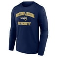 thumbnail image 2 of Men's Navy Northern Arizona Lumberjacks Campus Long Sleeve T-Shirt, 2 of 3