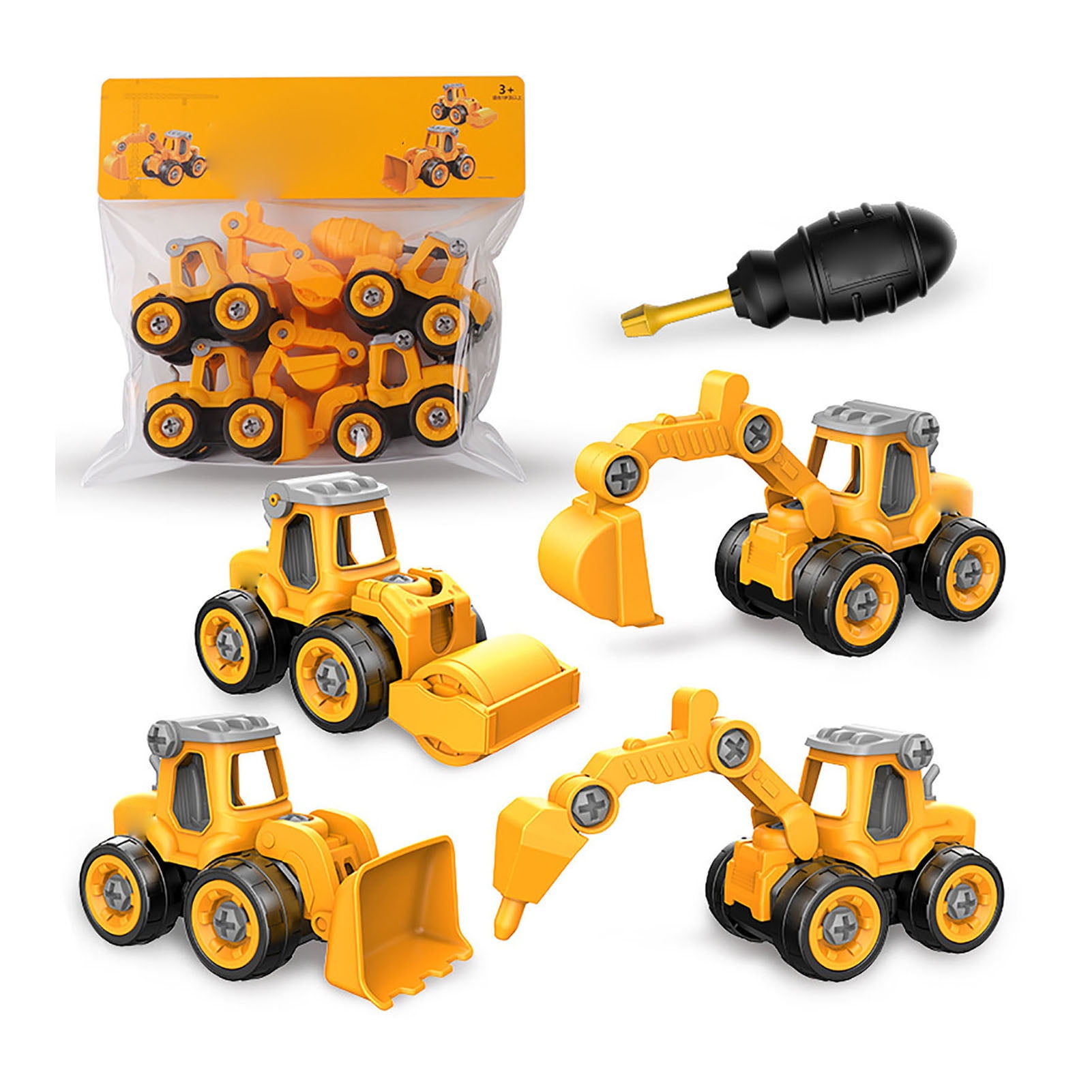 Juego de vehículos de juguete de simulación para niños, juegos de