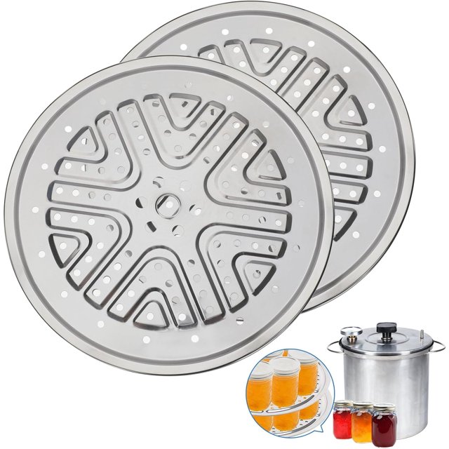 LAICAIW 11-Inch Pressure Canning Rack, 2Pack Stainless Steel Canner Rack for Pressure Canner-Compatible with Presto, All-American and More