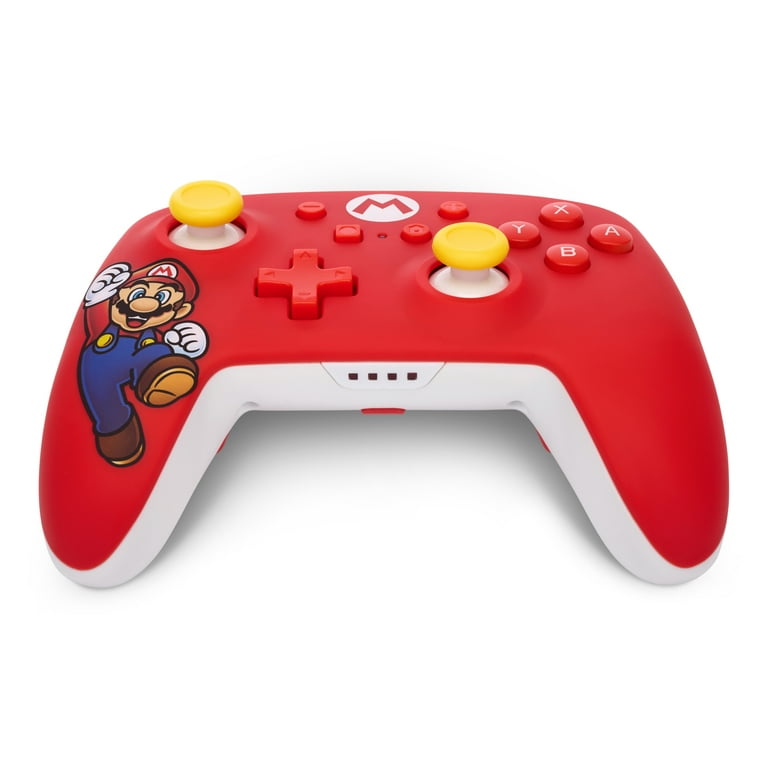 Power A - Manette SWITCH rouge Sans Fil Bluetooth - Mario Joy Manette sans  fil Nintendo Switch oled - Mario Joy + Casque Switch Nintendo rouge - Micro- Casque - Rue du Commerce