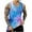 Multicolor#3, variant on JUUYY Men's Tie Dye Tank Top - Beach Tank Tops for Men - Sleeveless Summer Tops - Mens Athletic Gym T-Shirts Pink M