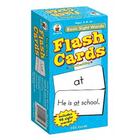 Basic Sight Words Flash Cards, Ages 6 - 9