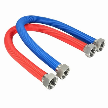 2 x Water Heater Connector-Blue & Red