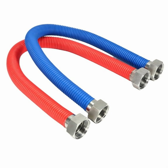 2 x Water Heater Connector-Blue & Red