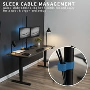 VIVO Dual Monitor Mount Extra Tall Desk Stand | Holds two Screens up to 27