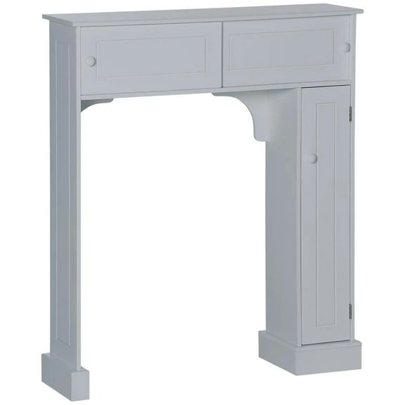 YYAo Bathroom Cabinet Above Toilet,Over Toilet Bathroom Organizer, Over the Toilet Storage Cabinet with Adjustable Shelves, Toilet Rack