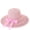 79#Light Purple, variant on Breathable Summer Straw Hat UV Protection Bowknot Wide Brim Floppy Beach Sun Visor Hats for Women Light Purple