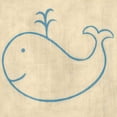 thumbnail image 3 of Zarris, Chariklia 20x20 Black Modern Framed Museum Art Print Titled - Best Friends - Whale, 3 of 5
