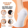 thumbnail image 3 of Yoga Socks with Grips Sticky Nonskid Pilates Womens Socks with Straps Debra Weitzner, 3 of 6