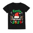 thumbnail image 5 of Conjunto informal para el día de Navidad Conjunto familiar con estampado navideño de 2024 Conjunto informal de manga corta a juego para toda la familia Ropa festiva, 5 of 5