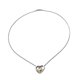thumbnail image 1 of Colgante de cenizas de cremación de doble corazón, collar conmemorativo de acero inoxidable, joyería de cremación en forma de corazón, recuerdo para mujeres, hombres y niños Hy, 1 of 3