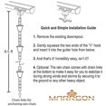 thumbnail image 6 of Marrgon Copper Rain Chain - Bell - 8.5', 6 of 8
