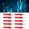 thumbnail image 4 of Fork Spade Wire Connectors U Type Crimp Terminal Testing Multimeter Jack Diameter for Electronic Applications, 4 of 7