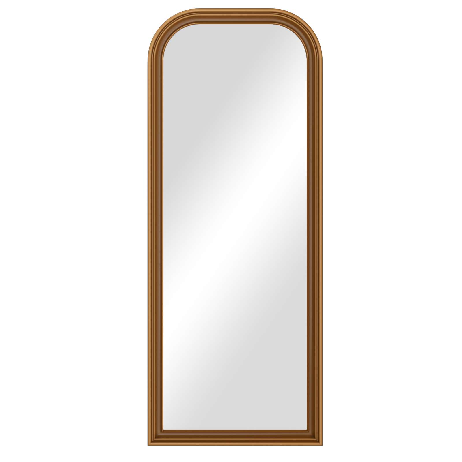VORENTA 69"x28.5" Arched Full Length Mirror Vintage Floor Mirror, Antique Gold