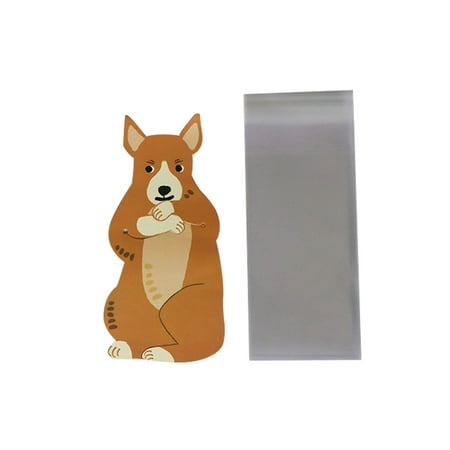 

Hesxuno Kitchen Gadgets 10 Pack Cartoon Animal Food Creative Card Baking Packaging Bags Kitchen Utensils Set