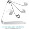 thumbnail image 3 of Tablet Stand, Lamicall Adjustable Stands : Desktop Stand Holder Silver, 3 of 8