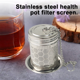 thumbnail image 5 of Infusor de té, colador de té de malla extrafina, con gancho de cadena extendido para preparar té de hojas sueltas, especias y condimentos, 5 of 5
