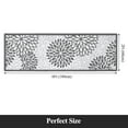 thumbnail image 4 of MeyJey 2'x6' Floral Runner Rug for Hallways, Oriental Non Slip Machine Washable Area Rugs Vintage Floor Carpet for Bedroom Kitchen Dinning/Living/Laundry Room, Gray/White, 4 of 16