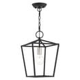 thumbnail image 2 of Livex Lighting 49432-04 Devone Collection 1-Light Convertible Semi-Flush Lantern Ceiling Fixture, Black, 2 of 4