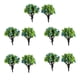 thumbnail image 5 of 10 piezas HO Modelo de árbol Modelo de árbol en miniatura para modelar ferrocarril Micro Azul verde, 5 of 9