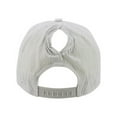 thumbnail image 4 of Infinity Her GABY Women's Perforated Performance Cap-Light Grey/ Snow Leopard, 4 of 4