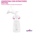 thumbnail image 3 of Botella de Almacenamiento de Leche Materna Spectra 160 ml 2 piezas Compatible con Extractores S1 S2 9+, 3 of 7