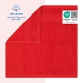 thumbnail image 3 of Cotton Paradise 100% Cotton 4 Piece Washcloths, Soft Absorbent Small Hand Face Towels Wash Rags for Body, Red, 3 of 6