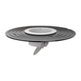 thumbnail image 1 of Tapón colector de pelo para desagüe de suelo, inserto de montaje, tapón antiolor con anillos reductores para Negro, 1 of 9