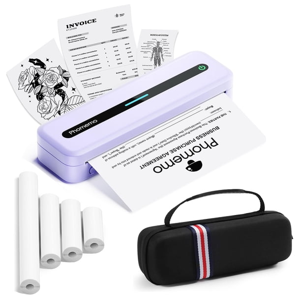 Impresora térmica portátil Phomemo M832 Bluetooth Purple