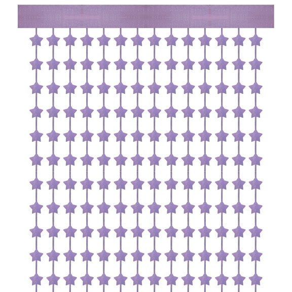 3 Pack Party Backdrop Decoration, 1mx2m Star Tinsel Streamer Foil Fringe Curtain Streamers for Parties Backdrop Decoration Christmas Wedding Birthday Photo Booth,Laser Pink