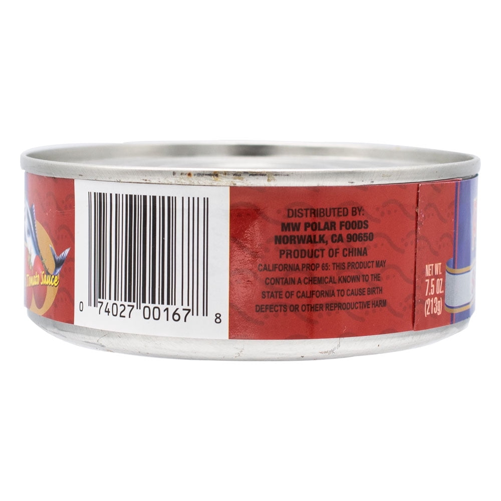 MW Polar Sardines in Tomato Oval 7.5 oz (Pack of 12)
