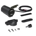 thumbnail image 1 of Sidaley USB dual con voltímetro Herramientas de reacondicionamiento Cargadores rápidos Accesorio Puertos de motocicleta Pieza de Accesorios para motos Luz verde, 1 of 6