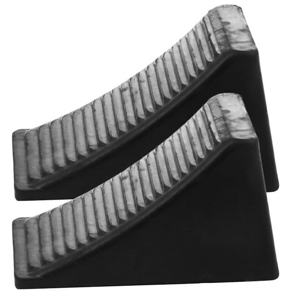 unbranded 2 Pcs Wheel Anti-slip Chock Car Accessories Travel Black