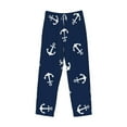 thumbnail image 4 of Balery Men'S Nautical Themed Simple Anchors Pants,Sleepwear Pants,Pajama Pants,Pj Bottoms Drawstring And Pockets-X-Large, 4 of 9