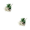 thumbnail image 3 of Transemion Wide Artificial Flower Decorations For Indoor And Outdoor Spaces Easy To Clean Cloth Fake Plants Flowers Garden JH1237 2Set, 3 of 6