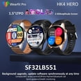 thumbnail image 3 of Reloj Smartwatch Fralugio Hk4 Hero Sport Dorado, 3 of 5