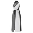 thumbnail image 3 of Doomiva Kids Girls Lyrical Modern Dance Dress Maxi Skirt Leotard Contemporary Dance Chiffon Dress for Competition Black 8, 3 of 7