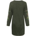 thumbnail image 4 of Vestido tipo jersey para mujer de invierno, manga larga, túnica, 4 of 5