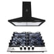 thumbnail image 1 of Combo Supra Mila Campana y Parrilla Negro 60 cm, 1 of 4