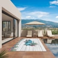 thumbnail image 2 of Summer Tropical Plants Outdoor Rug 4x6 Ft, Non Slip Washable Area Rug, Farmhouse Truck Cactus Wooden Patio Rugs Carpet Runner, Large Floor Mat for Indoor/Outdoor Deck Porch Camping, 2 of 8
