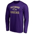 thumbnail image 2 of Men's Purple Baltimore Ravens Victory Arch Long Sleeve T-Shirt, 2 of 3