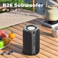thumbnail image 5 of GENAI B26 Portable Bluetooth Speaker — Waterproof IPX6, Deep Bass Stereo, 24H Playtime, TWS Pairing, Compact Travel & Outdoor Wireless Speaker, 5 of 10