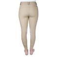 thumbnail image 6 of Equine Couture Charlotte Suede Knee Patch Breech- Safari- 32, 6 of 7