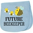 thumbnail image 2 of Inktastic Future Beekeeper Honey Bee Baby Burp Cloth, 2 of 3
