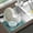 Gray, variant on Silicone Sink Protector Mat For Kitchen Non-Slip Heat-<span Style="background:red"></span> Drain Grid Liner Grey