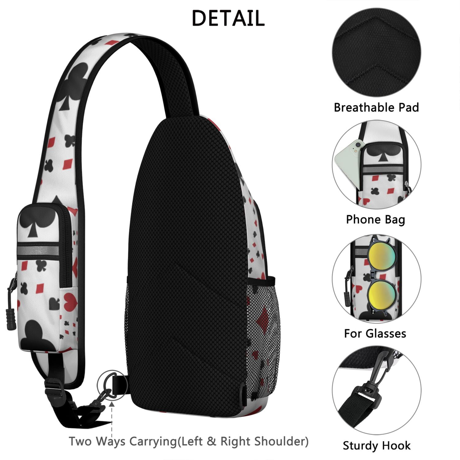 Athlete’s Team Sling Backpack for Softball and Football Lovers – Durable Crossbody Bag Featuring Breathable Padding, Anti-Theft Pocket, Mesh Side Pockets, Adjustable Strap, Ideal for Trai