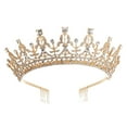 thumbnail image 1 of Tiara de Boda Crown Bride para Niñas nupciales elegante Regalo accesorios para el cabello Estilo E Macarena Corona, 1 of 8