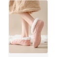 thumbnail image 3 of Women Knitted Slipper Socks Cozy Sherpa Fuzzy Socks Non Slip Socks Winter Indoor Double Layer Bedroom Slipper Socks, 3 of 6